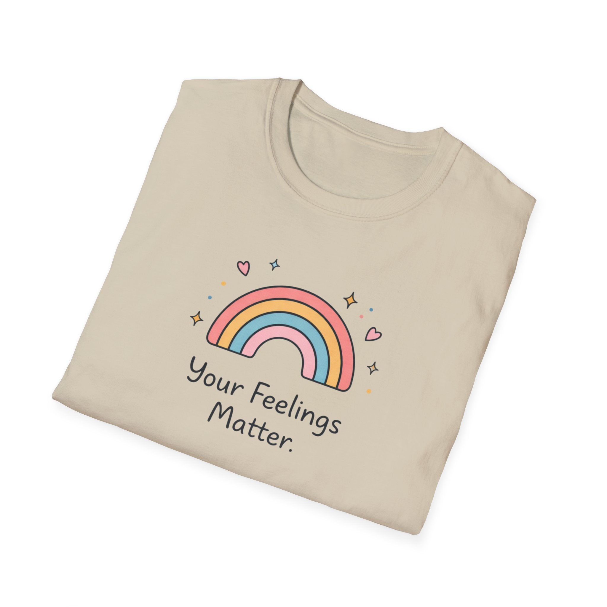 Your Feelings Matter Rainbow T-Shirt