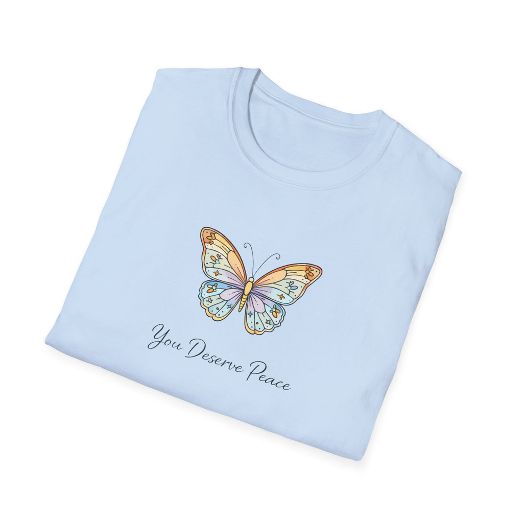 Deserve Peace Butterfly T-Shirt