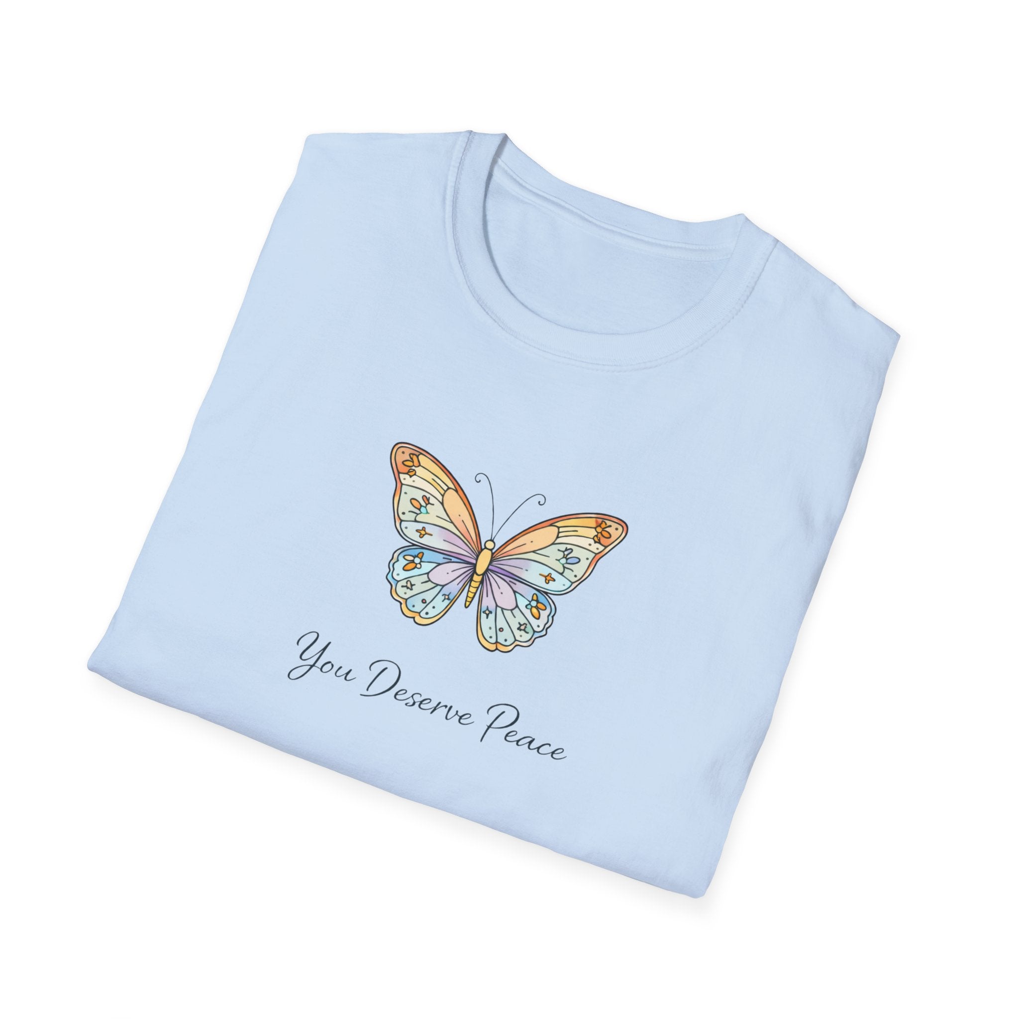 Deserve Peace Butterfly T-Shirt