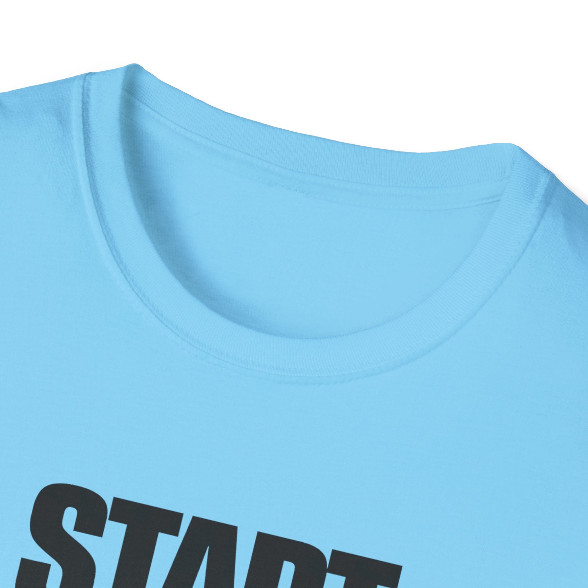 Start Again Typhography T-Shirt