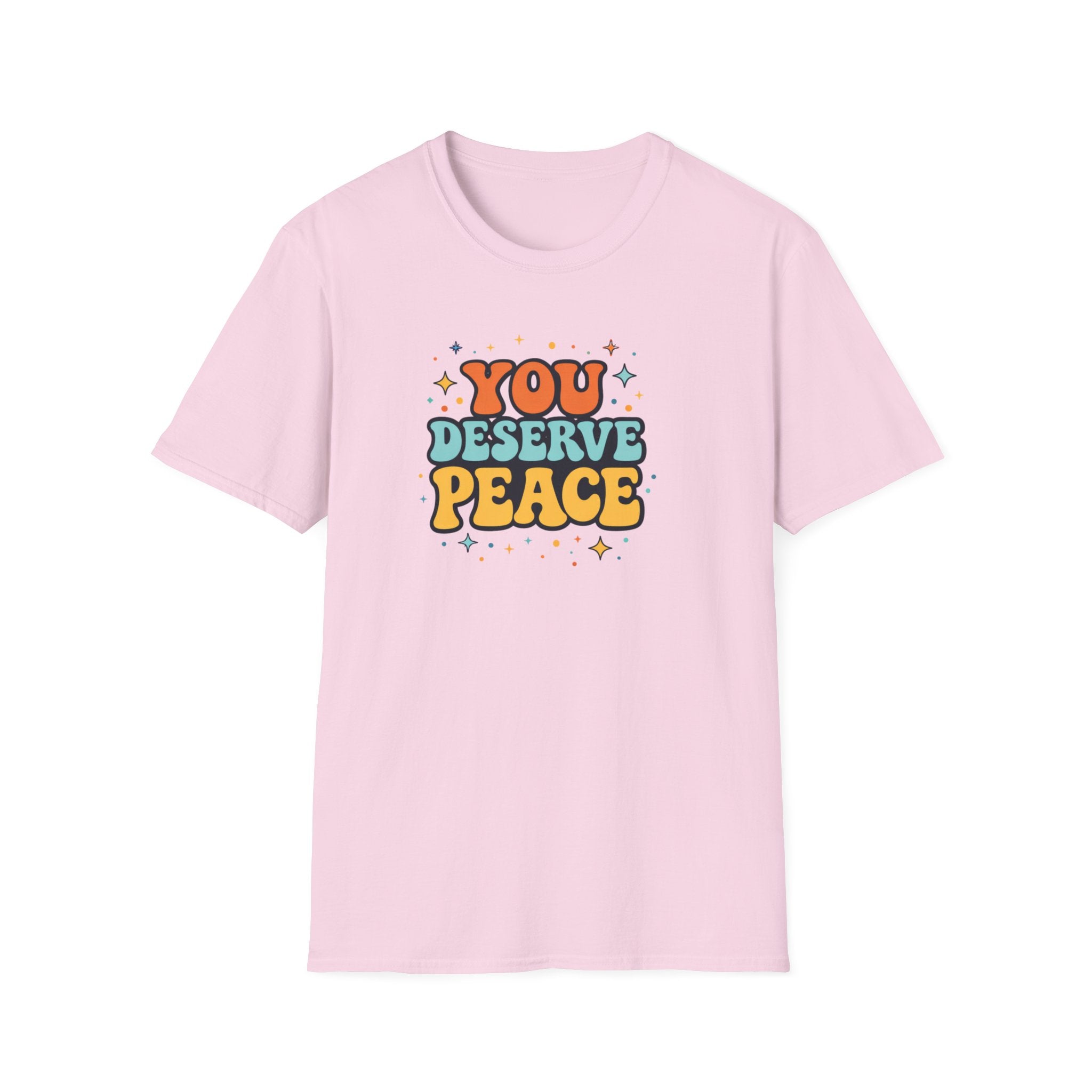 Deserve Peace Typhography T-Shirt