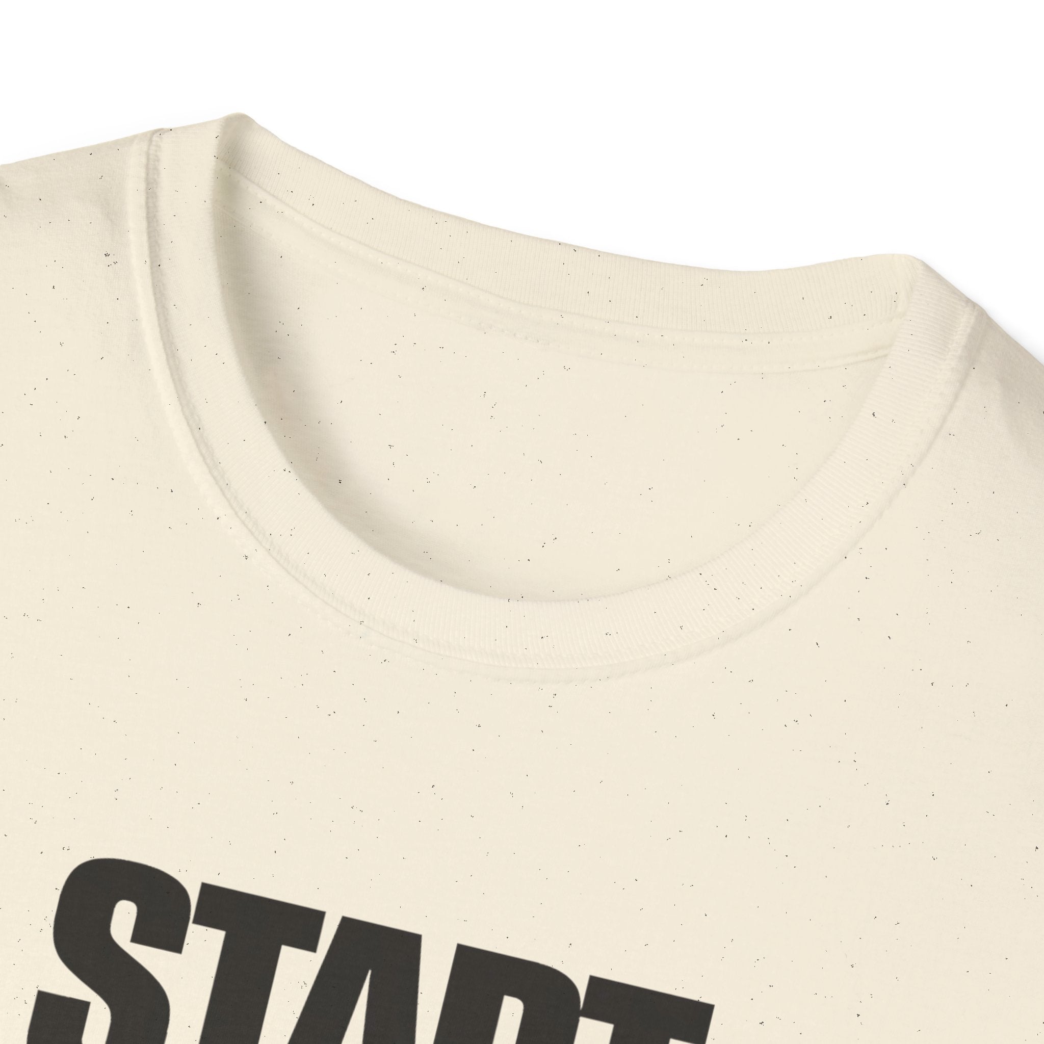 Start Again Typhography T-Shirt