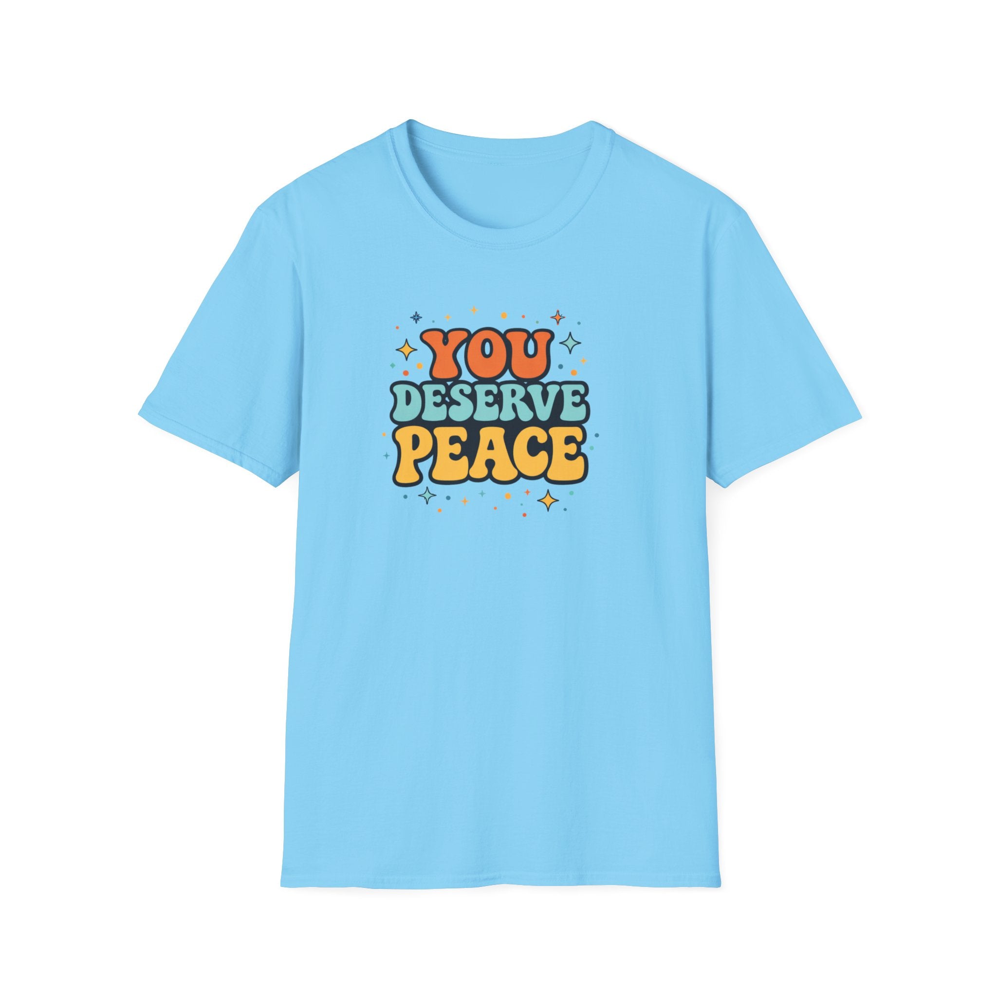 Deserve Peace Typhography T-Shirt