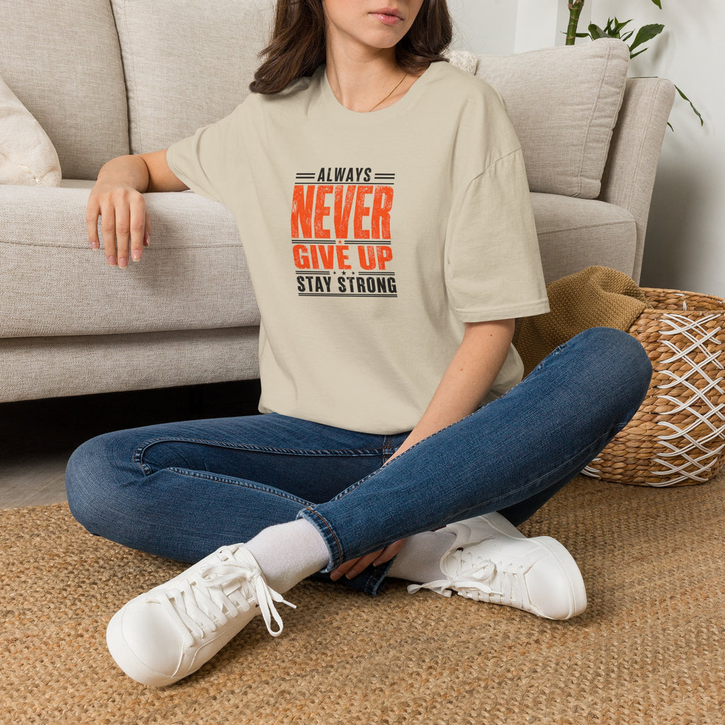 Never Give Up™ Motivational T-Shirt