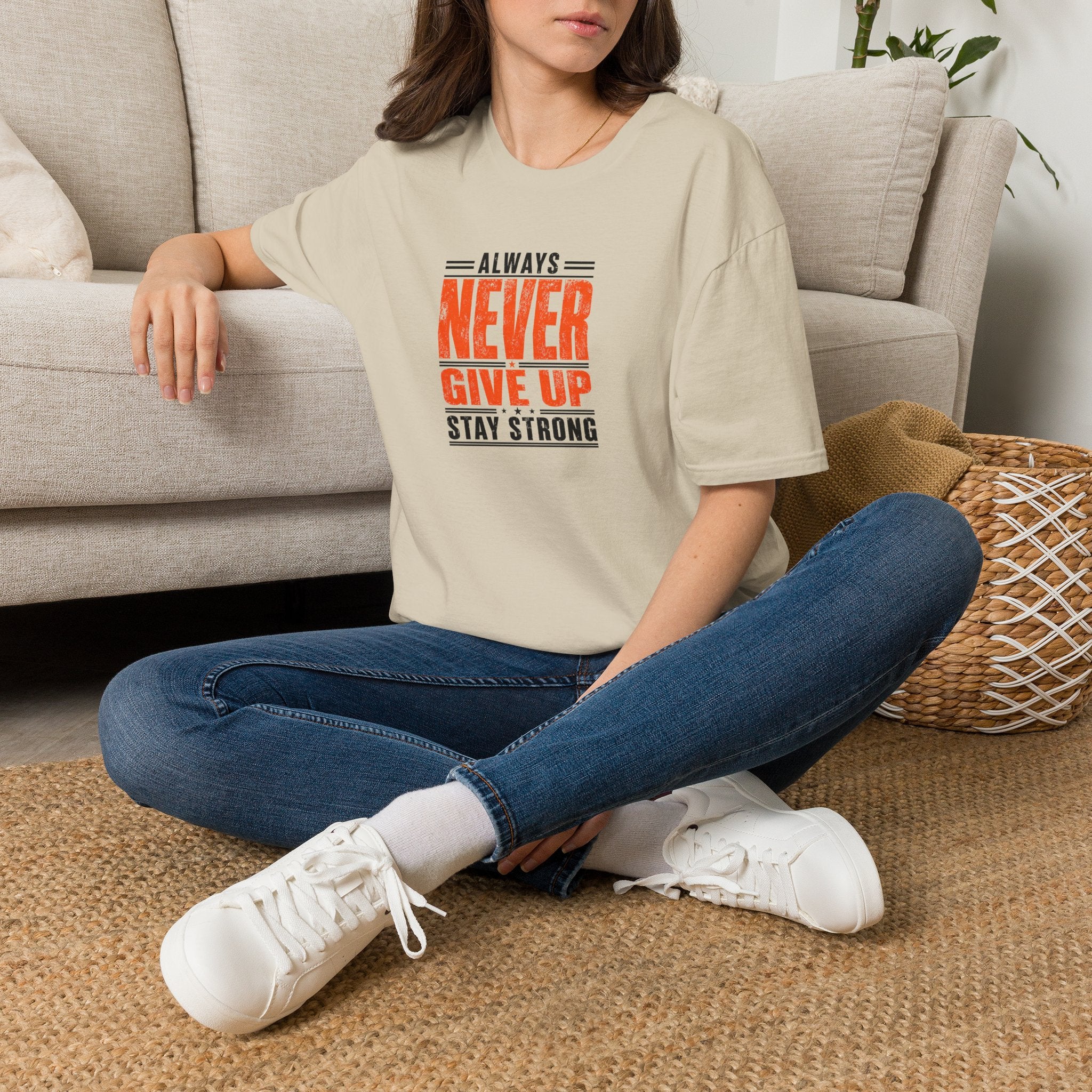 Never Give Up™ Motivational T-Shirt
