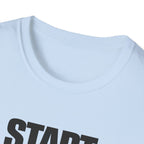 Start Again Typhography T-Shirt