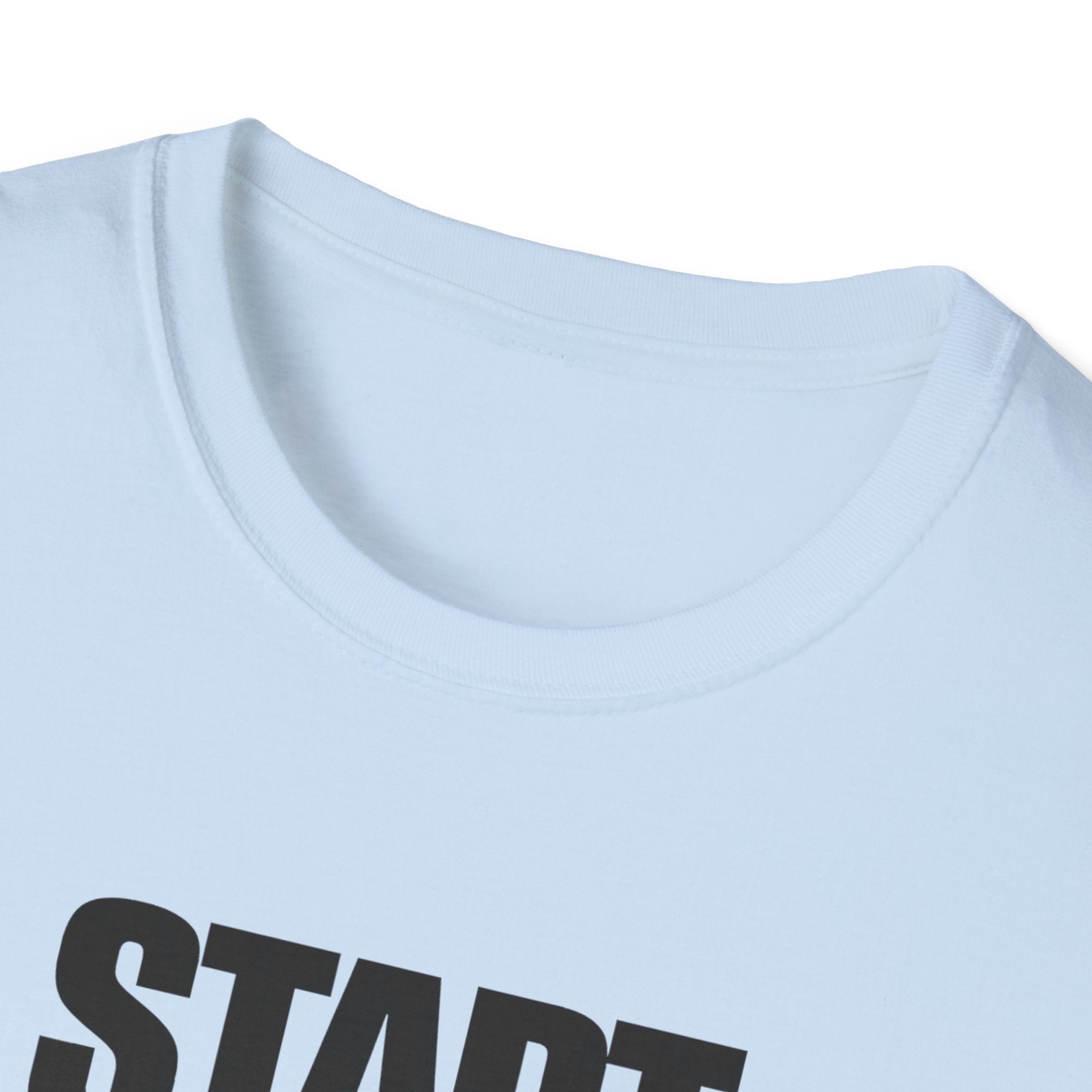 Start Again Typhography T-Shirt