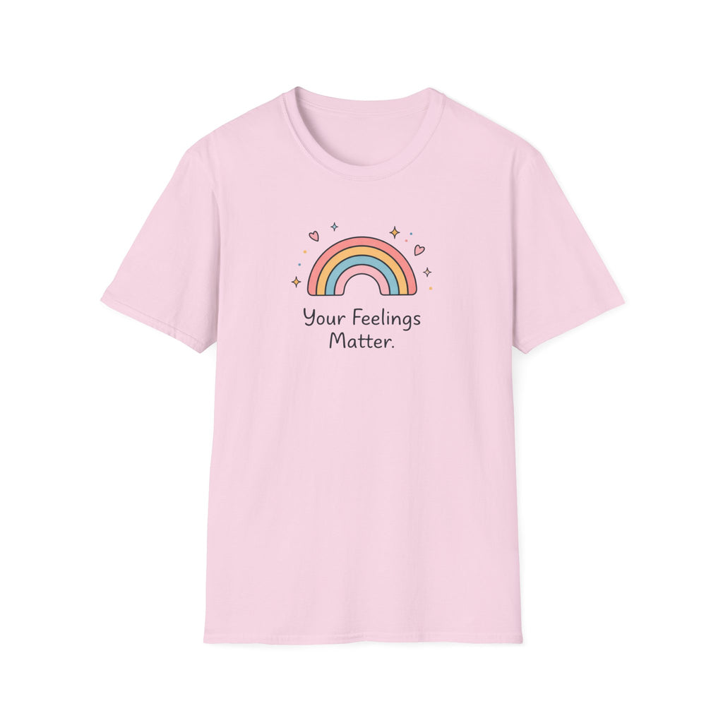 Your Feelings Matter Rainbow T-Shirt