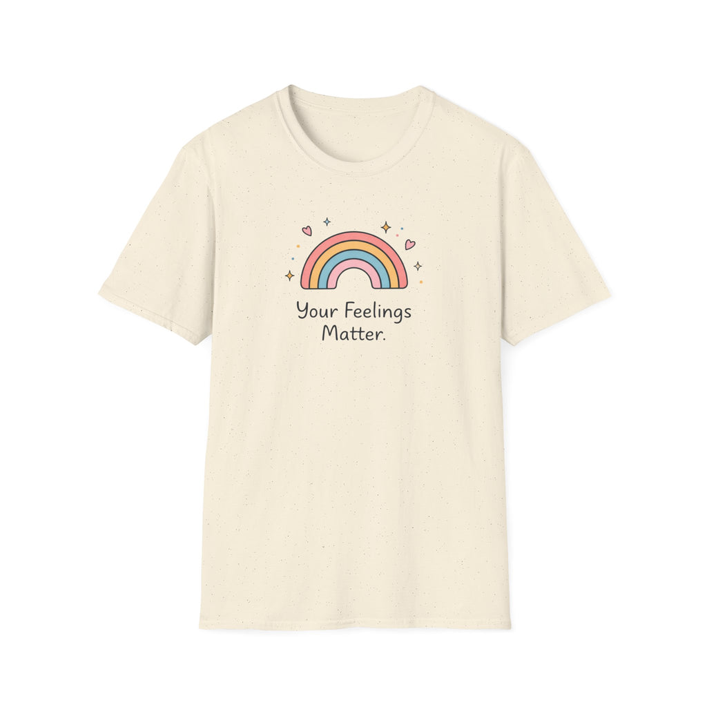 Your Feelings Matter Rainbow T-Shirt