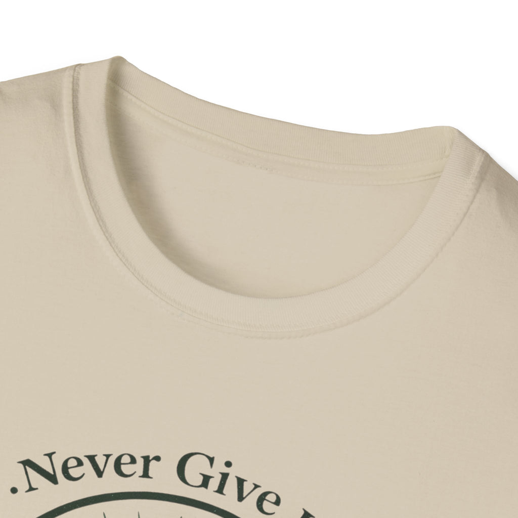 Never Give Up Mountain Graphic T-Shirt