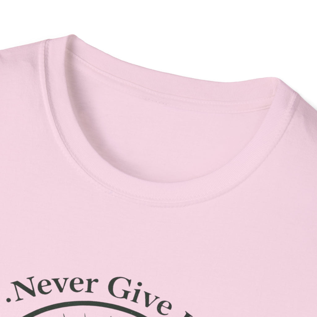 Never Give Up Mountain Graphic T-Shirt