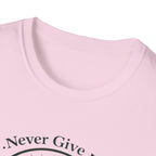 Never Give Up Mountain Graphic T-Shirt