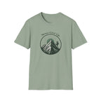 Never Give Up Mountain Graphic T-Shirt