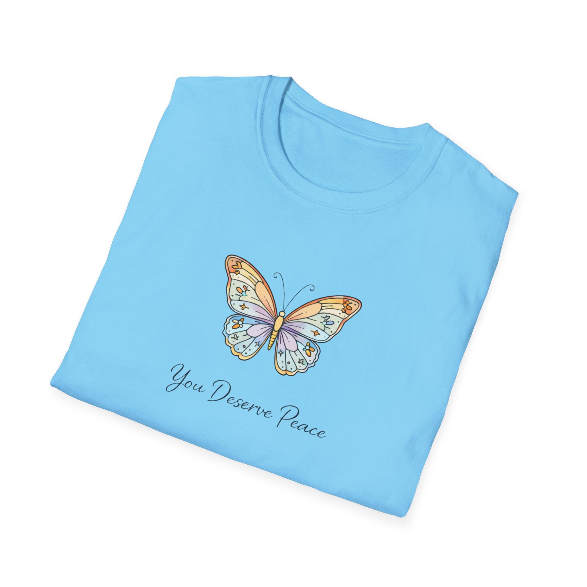 Deserve Peace Butterfly T-Shirt