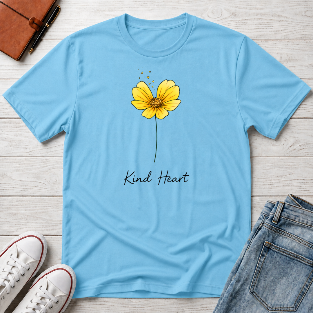 Kind Heart Flower T-Shirt