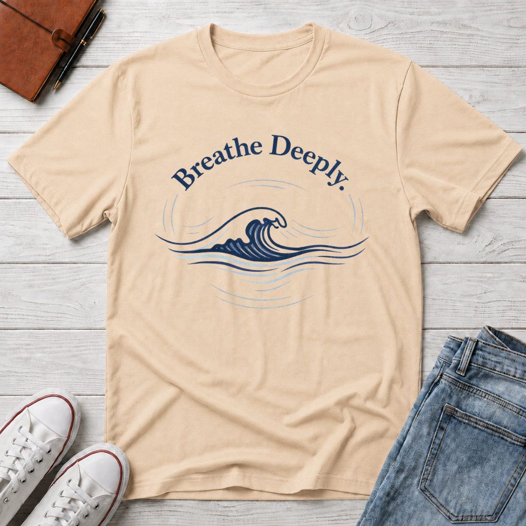 Breathe Deeply Wave T-Shirt