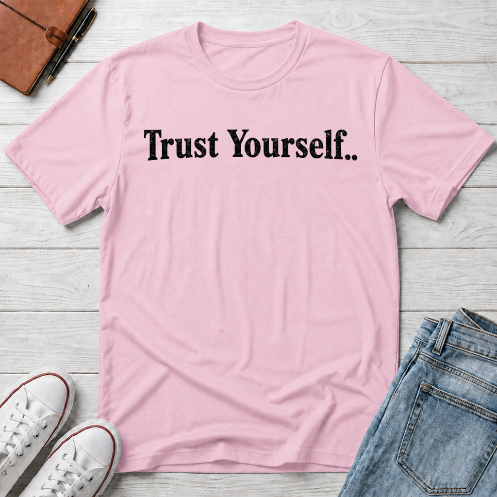 Trust Yourself Typhography T-Shirt