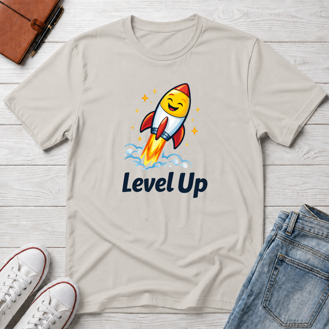 Level Up Rocket T-Shirt