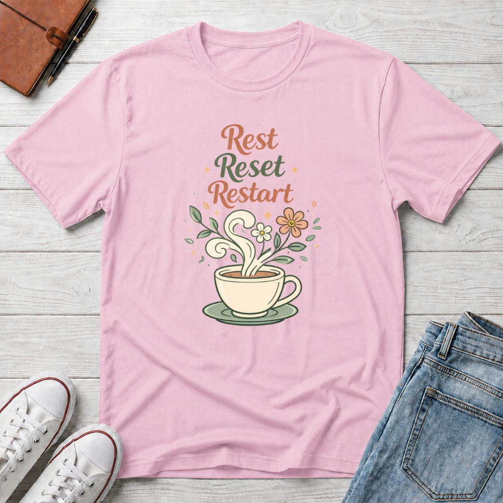Rest Reset Restart T-Shirt