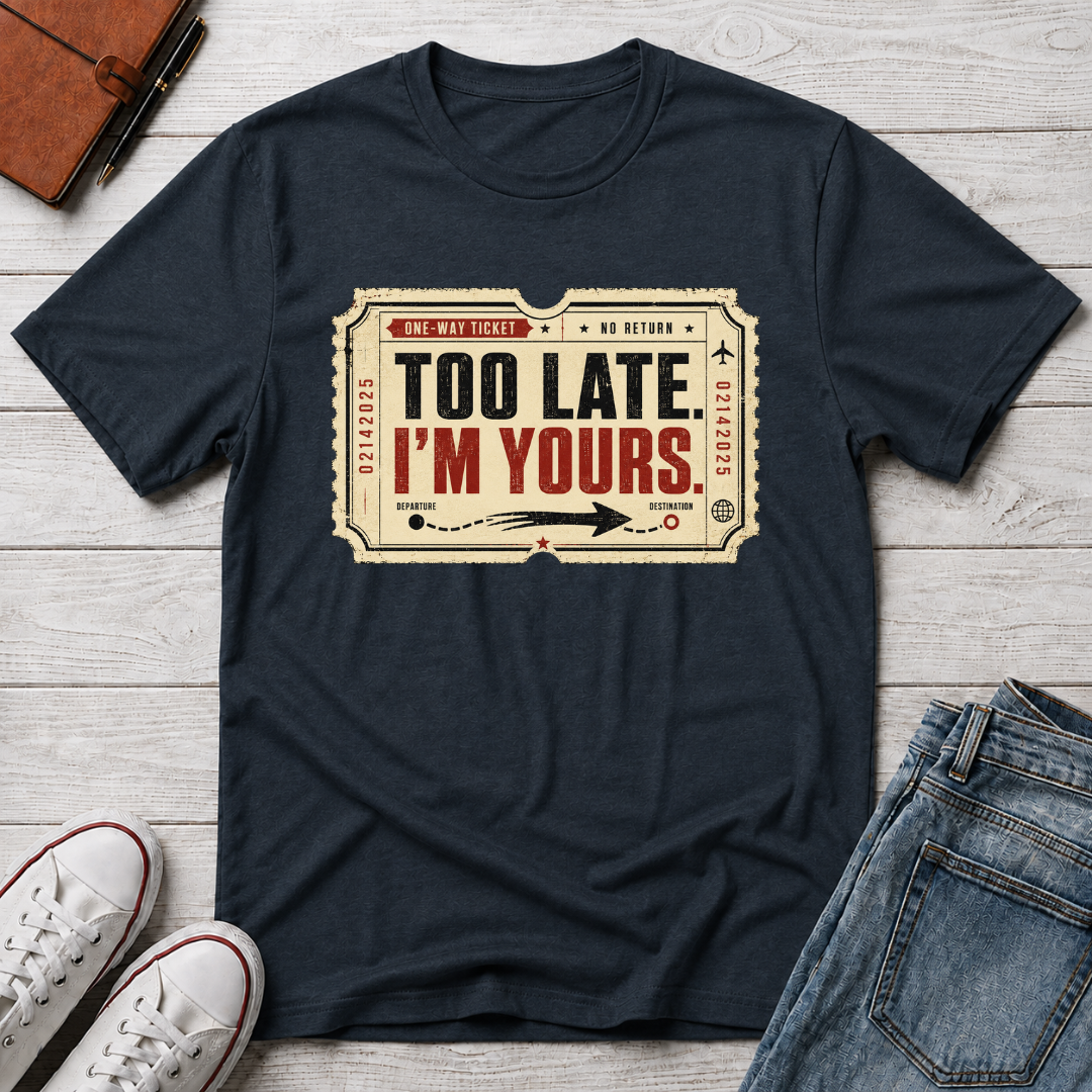 TOO LATE I'M YOURS™ T-SHIRT