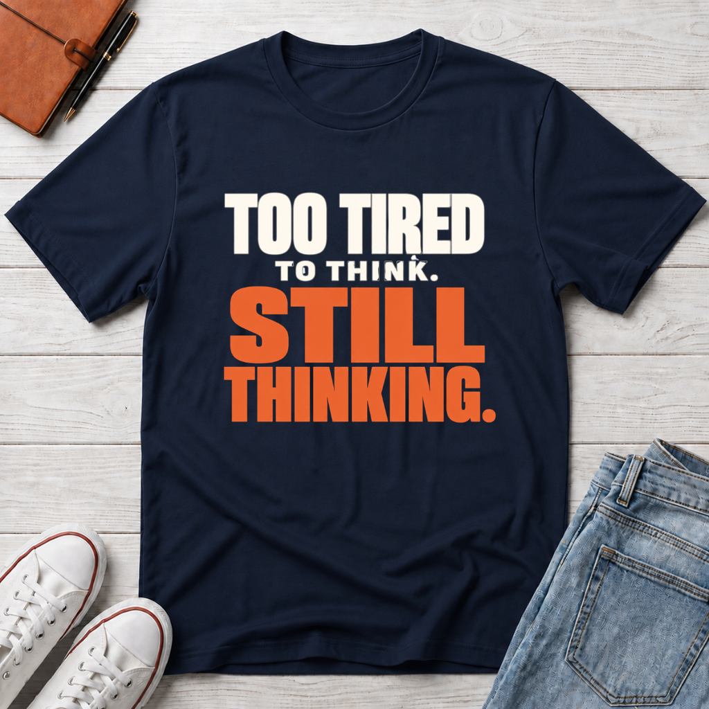 Too Tired, Still Thinking™ T-Shirt