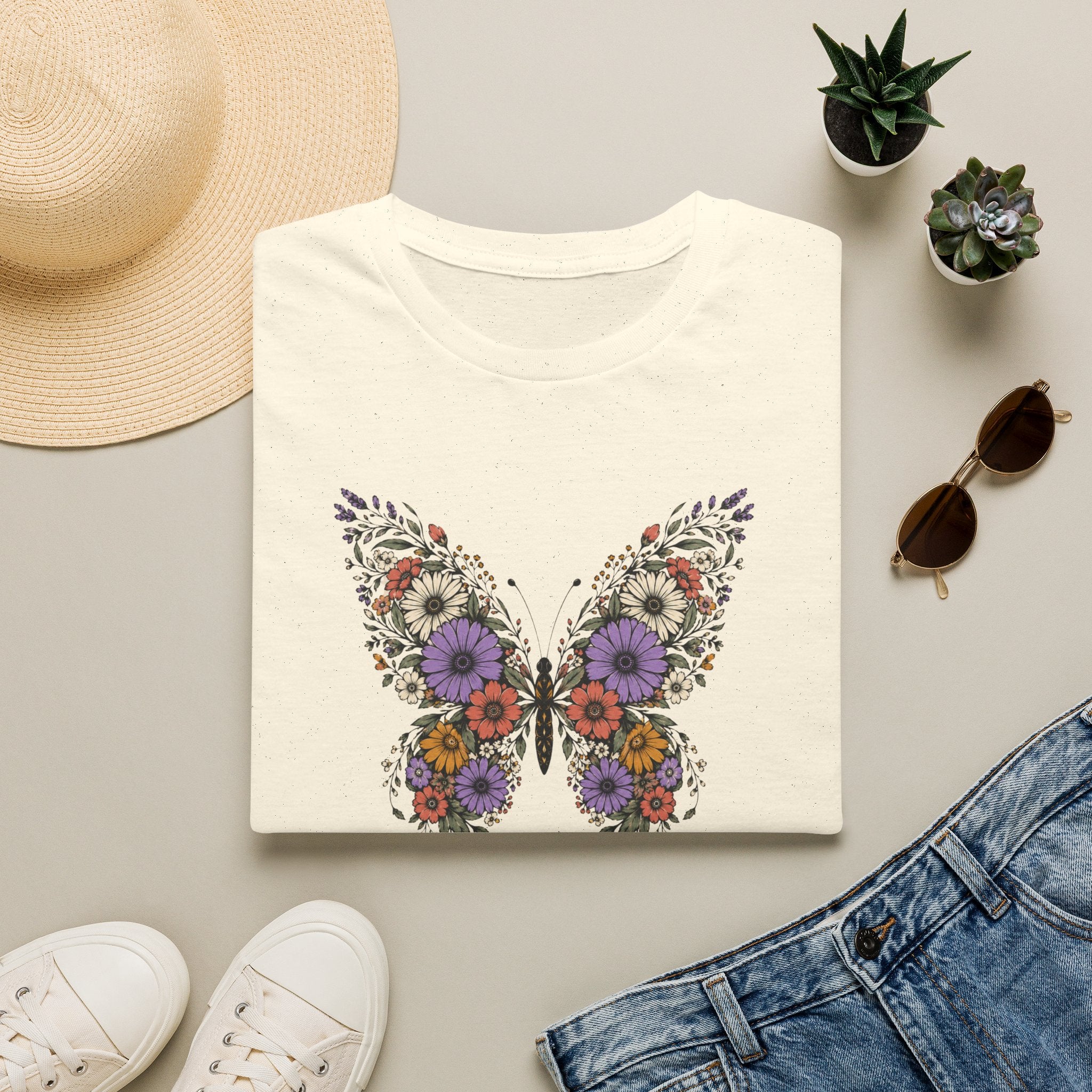 Blooming Butterfly™ Graphic T-Shirt 🦋