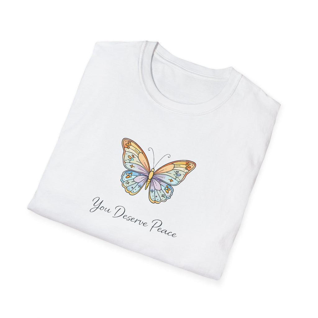 Deserve Peace Butterfly T-Shirt