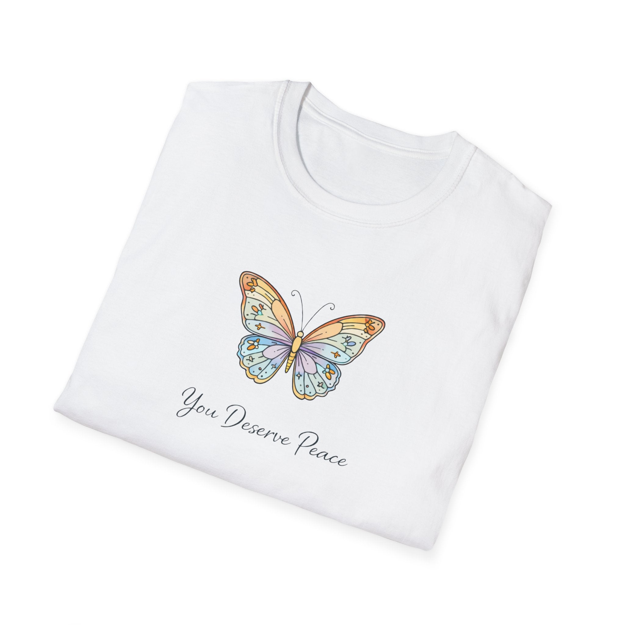 Deserve Peace Butterfly T-Shirt