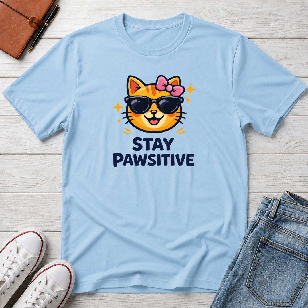 Stay Pawsitive T-Shirt
