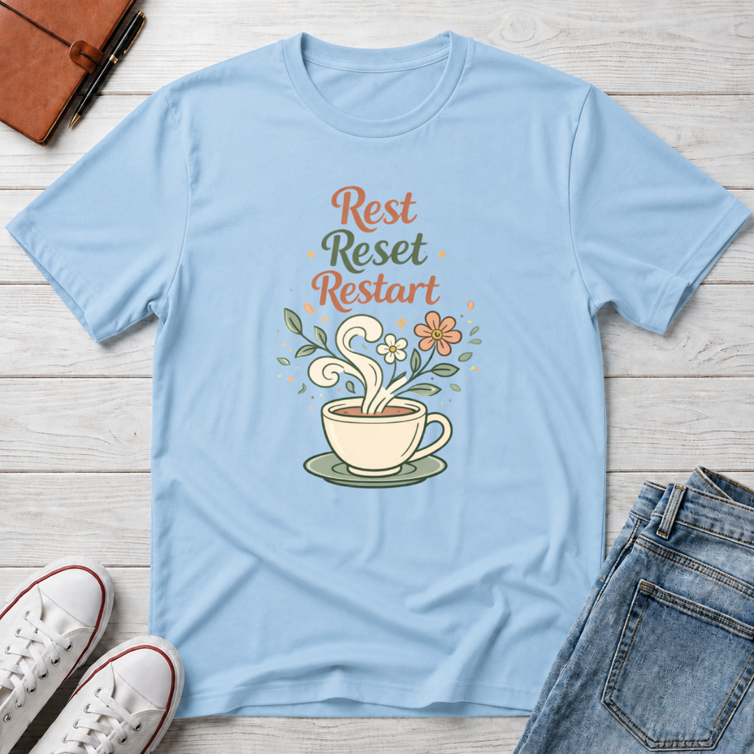 Rest Reset Restart T-Shirt
