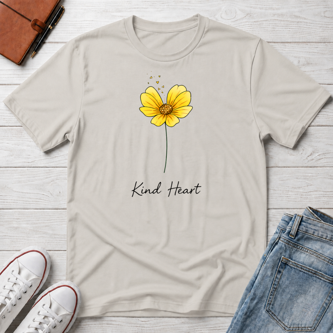 Kind Heart Flower T-Shirt