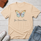 Deserve Peace Butterfly T-Shirt
