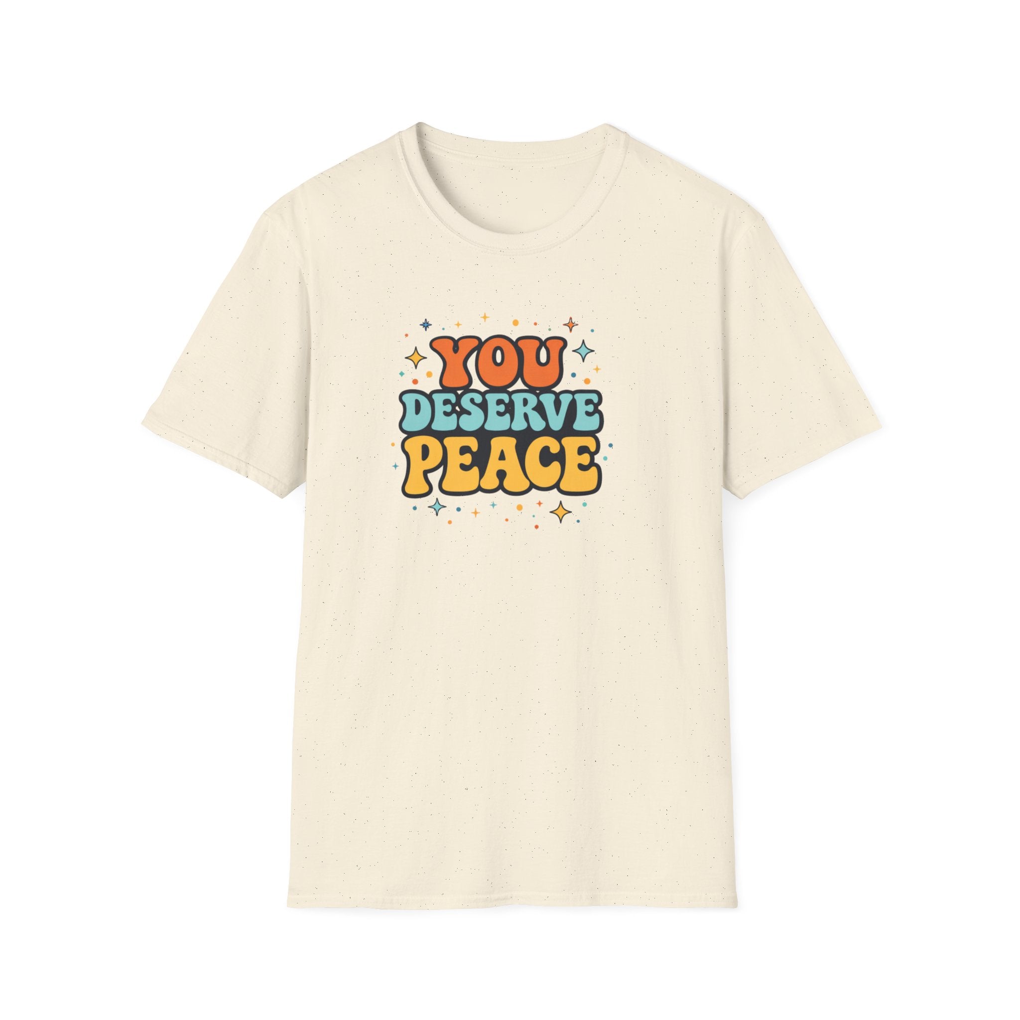 Deserve Peace Typhography T-Shirt