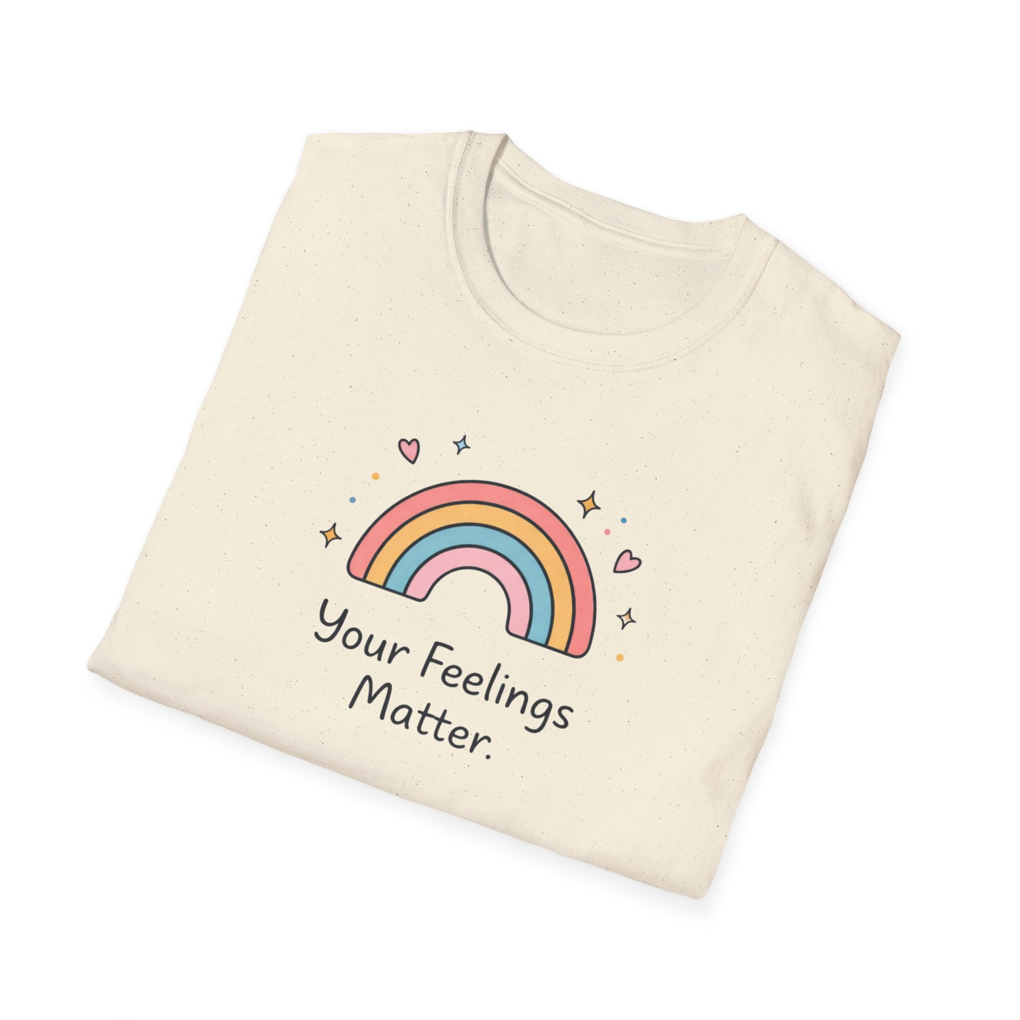 Your Feelings Matter Rainbow T-Shirt