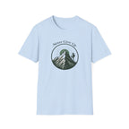 Never Give Up Mountain Graphic T-Shirt