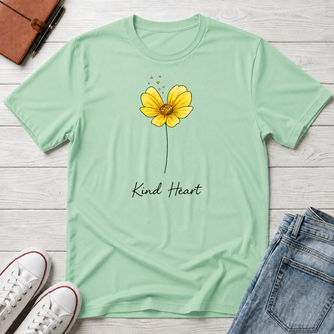 Kind Heart Flower T-Shirt