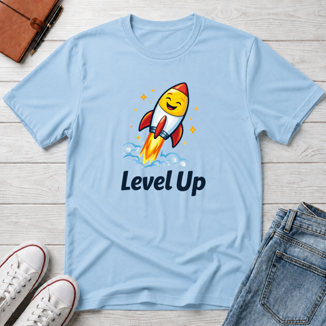 Level Up Rocket T-Shirt