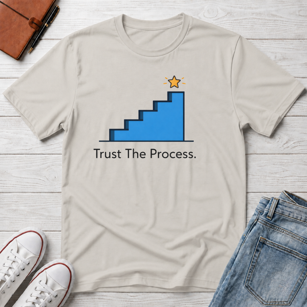 Trust The Process Stairs T-Shirt