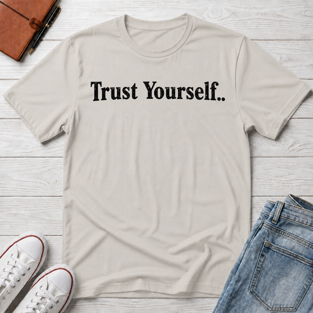 Trust Yourself Typhography T-Shirt