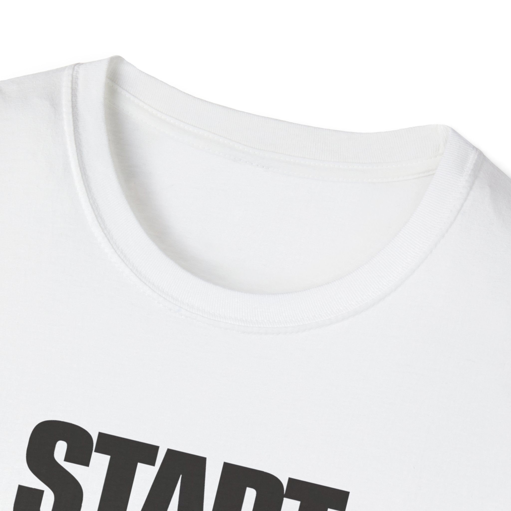 Start Again Typhography T-Shirt