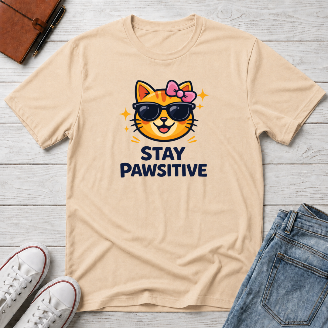 Stay Pawsitive T-Shirt