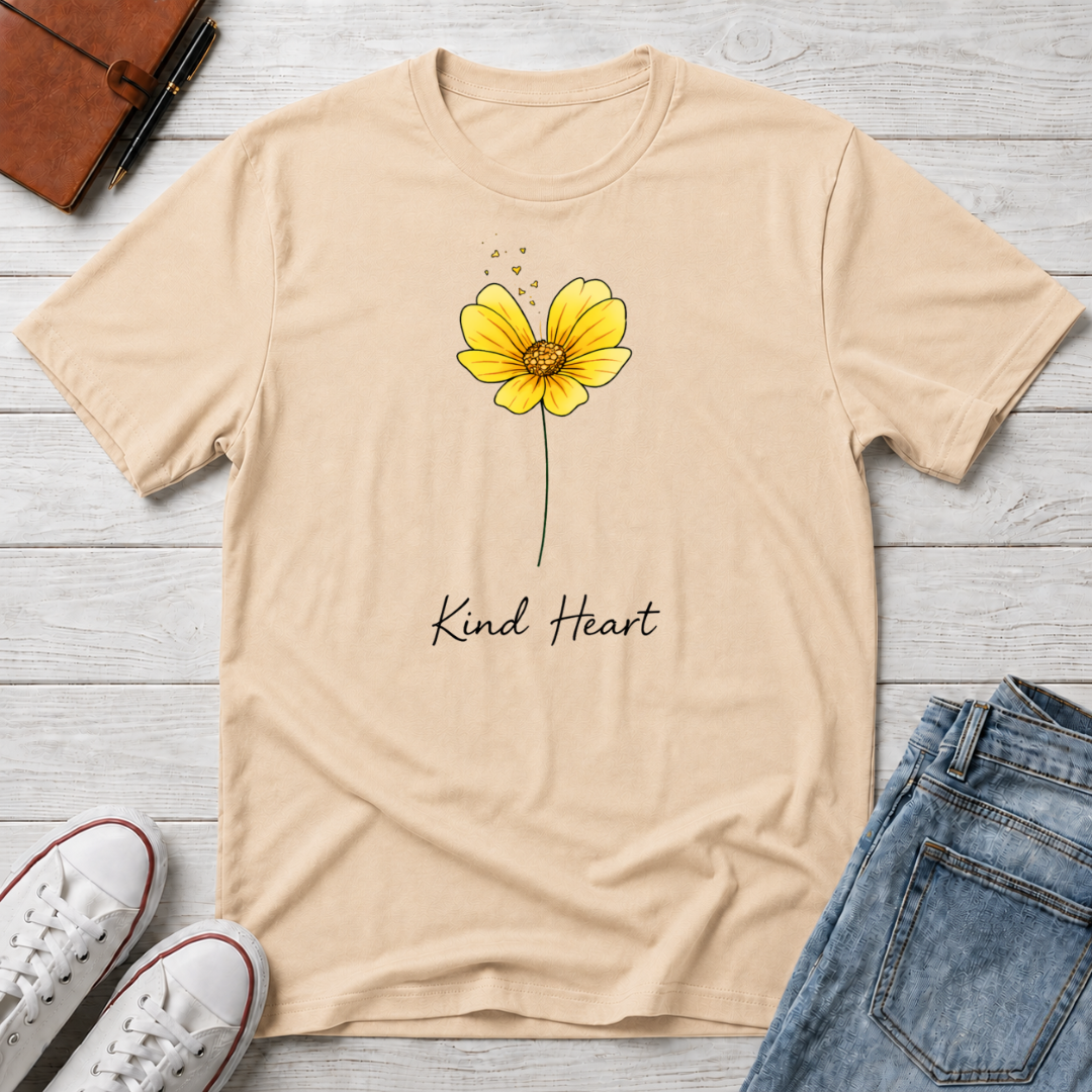 Kind Heart Flower T-Shirt