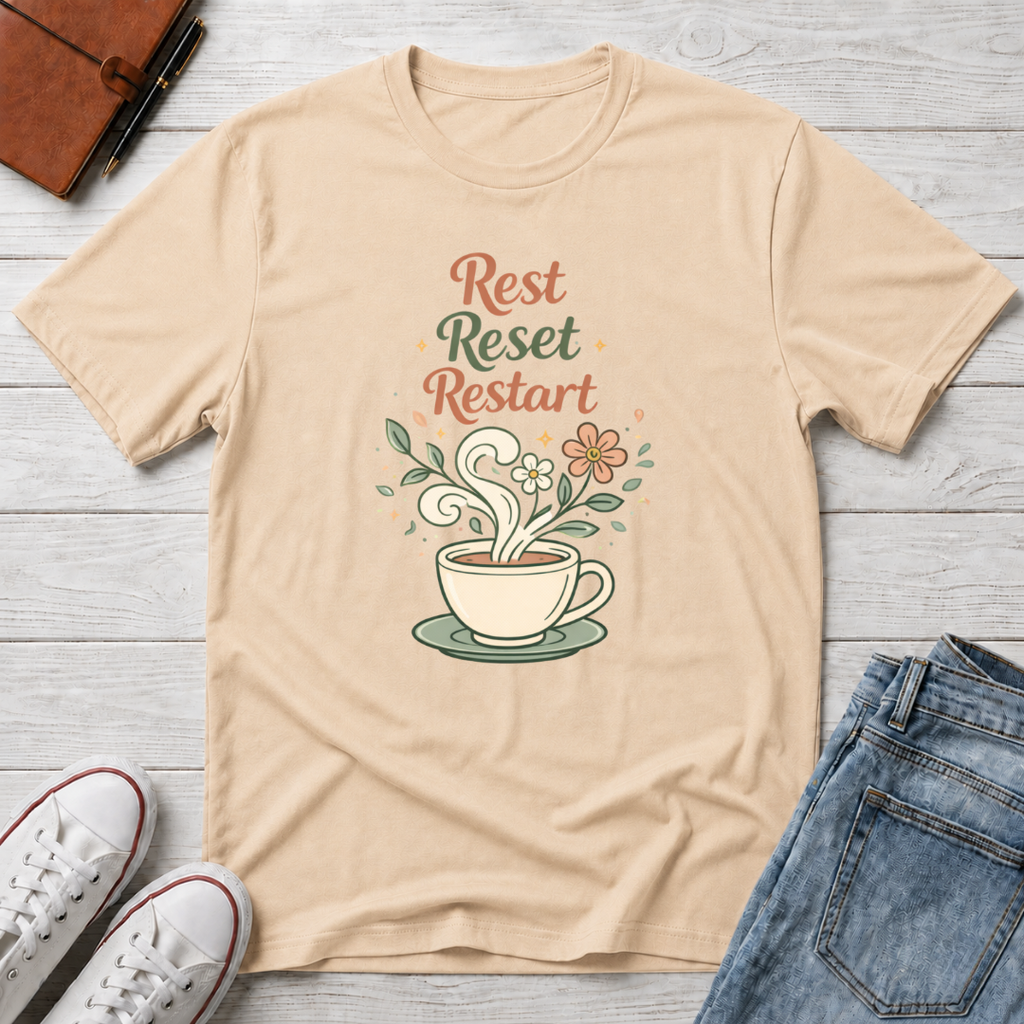 Rest Reset Restart T-Shirt