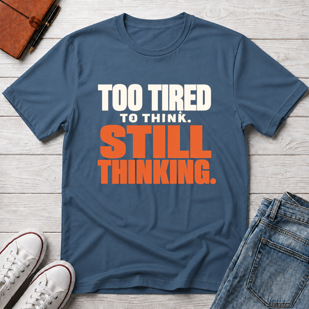 Too Tired, Still Thinking™ T-Shirt