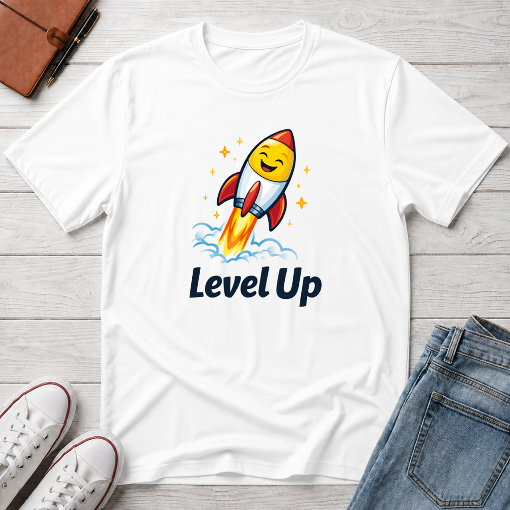 Level Up Rocket T-Shirt
