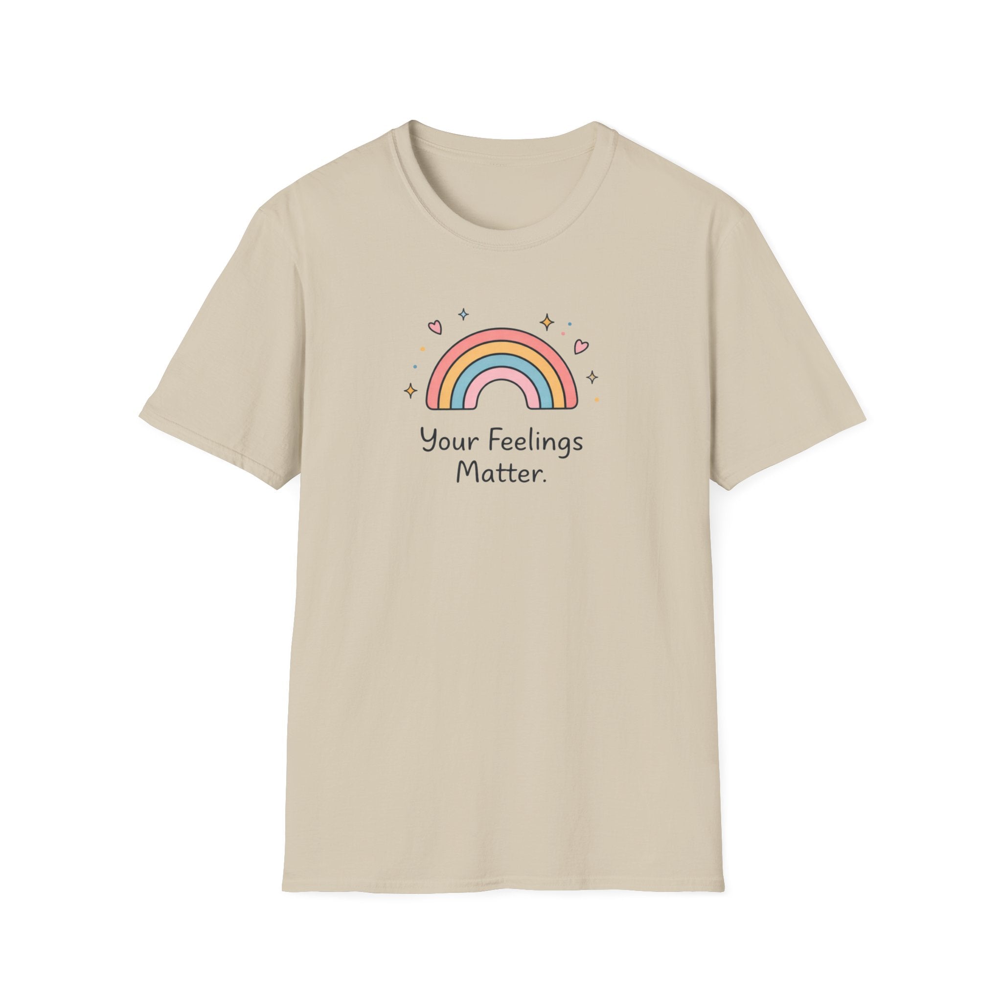 Your Feelings Matter Rainbow T-Shirt