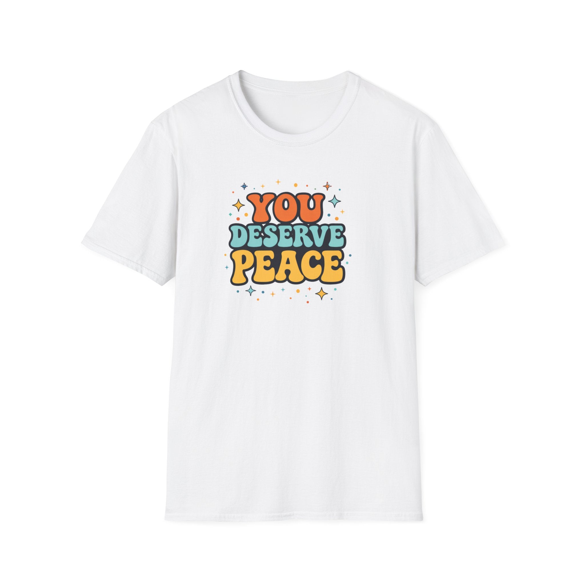 Deserve Peace Typhography T-Shirt