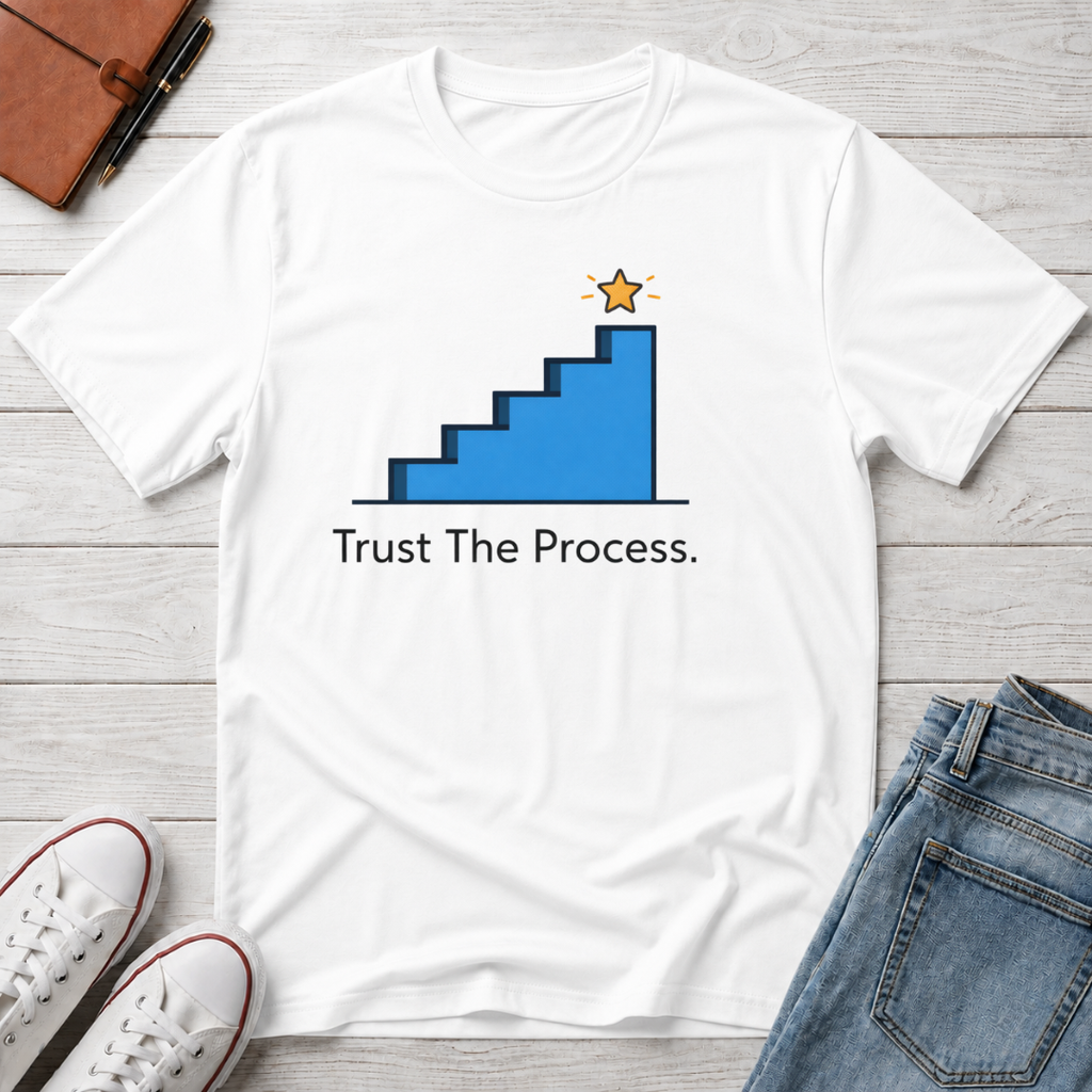 Trust The Process Stairs T-Shirt
