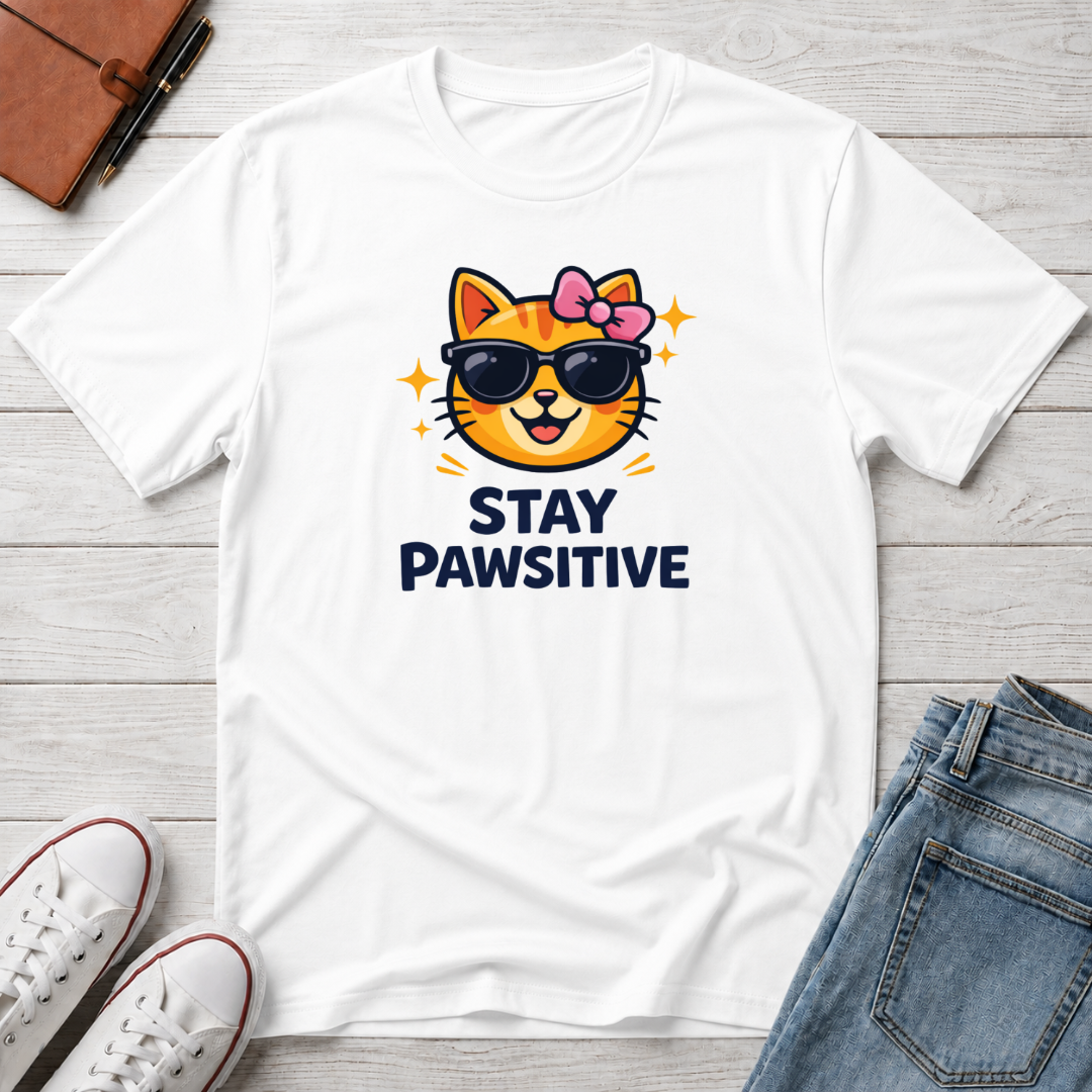 Stay Pawsitive T-Shirt