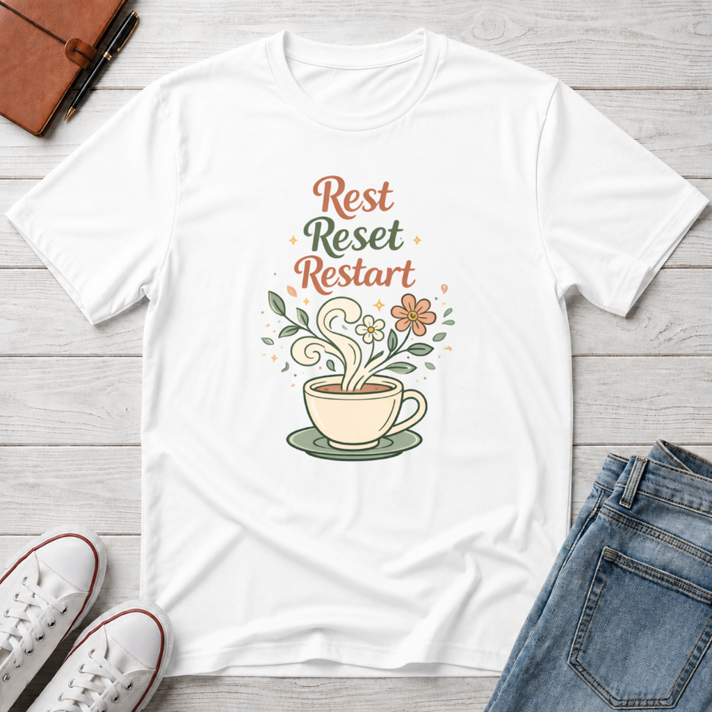 Rest Reset Restart T-Shirt